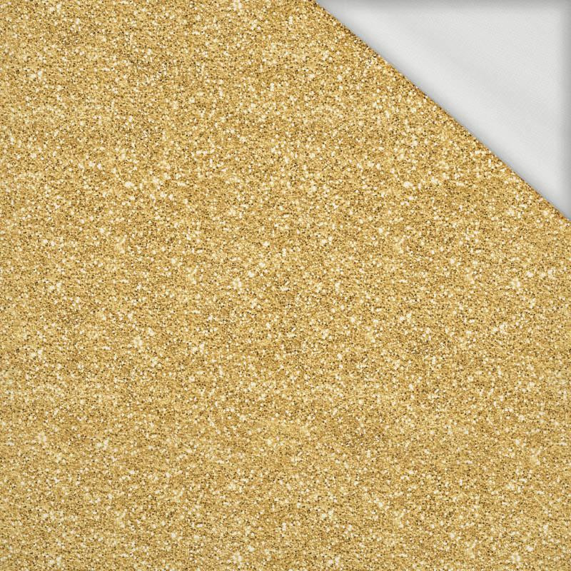 GLITTER pat. 1 (gold) - looped knit fabric