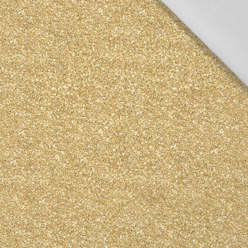 GLITTER pat. 1 (gold) - Cotton woven fabric