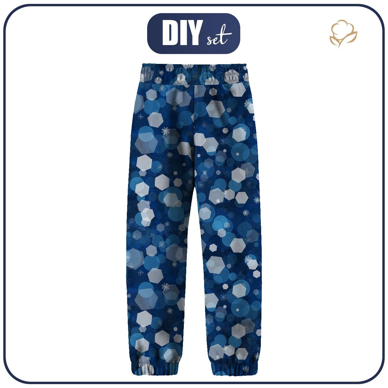 CHILDREN'S SOFTSHELL TROUSERS (YETI) - WINTER HEXAGON (WINTER IS COMING)