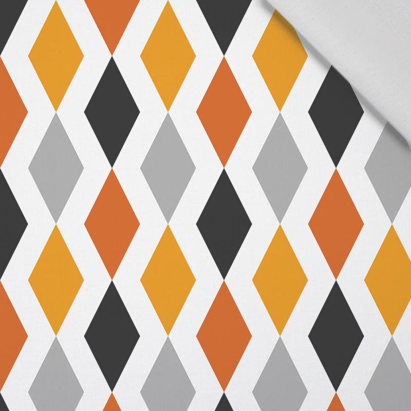 HALLOWEEN DIAMONDS - Cotton woven fabric