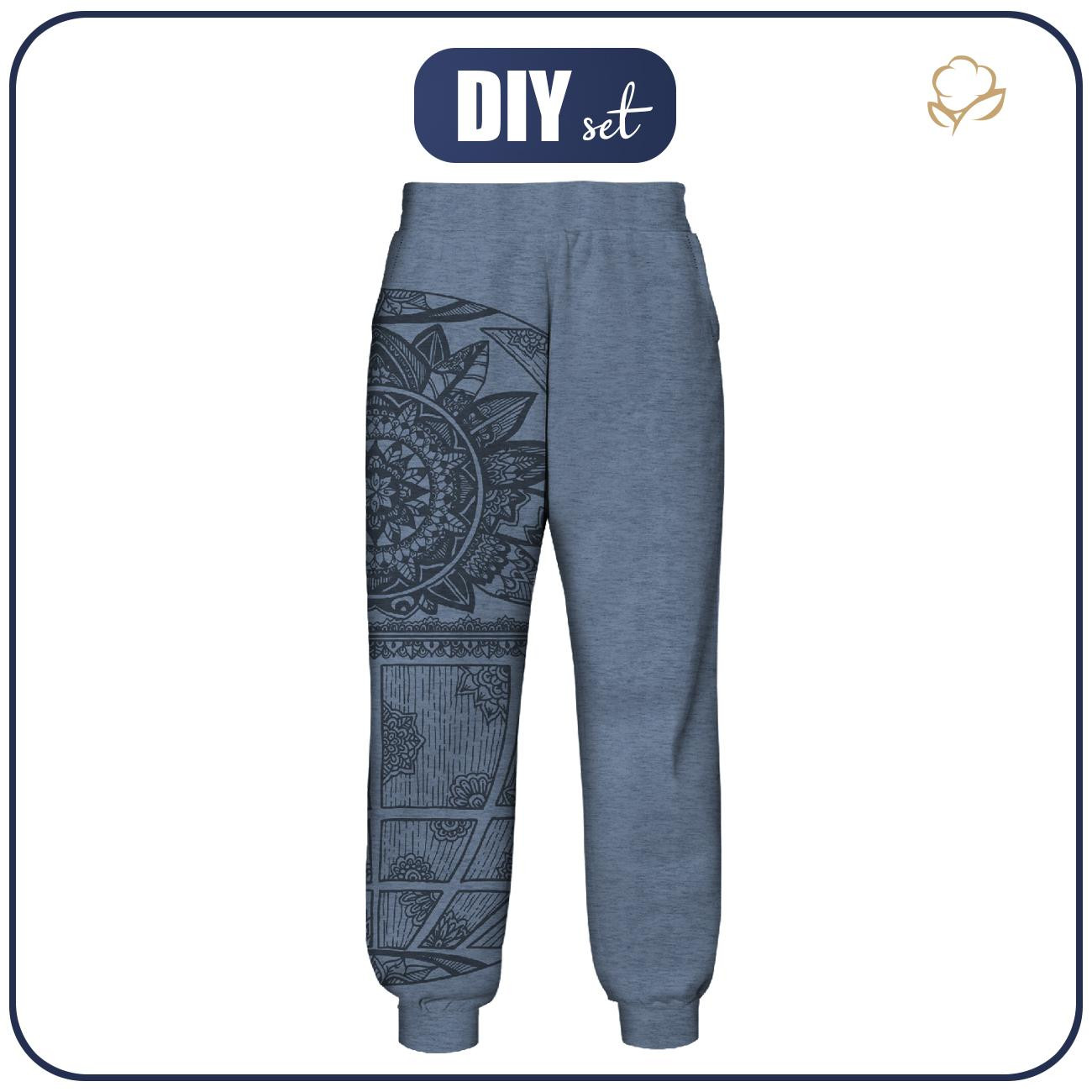 WOMEN'S JOGGERS (NOEMI) - MANDALA pat. 6 - sewing set