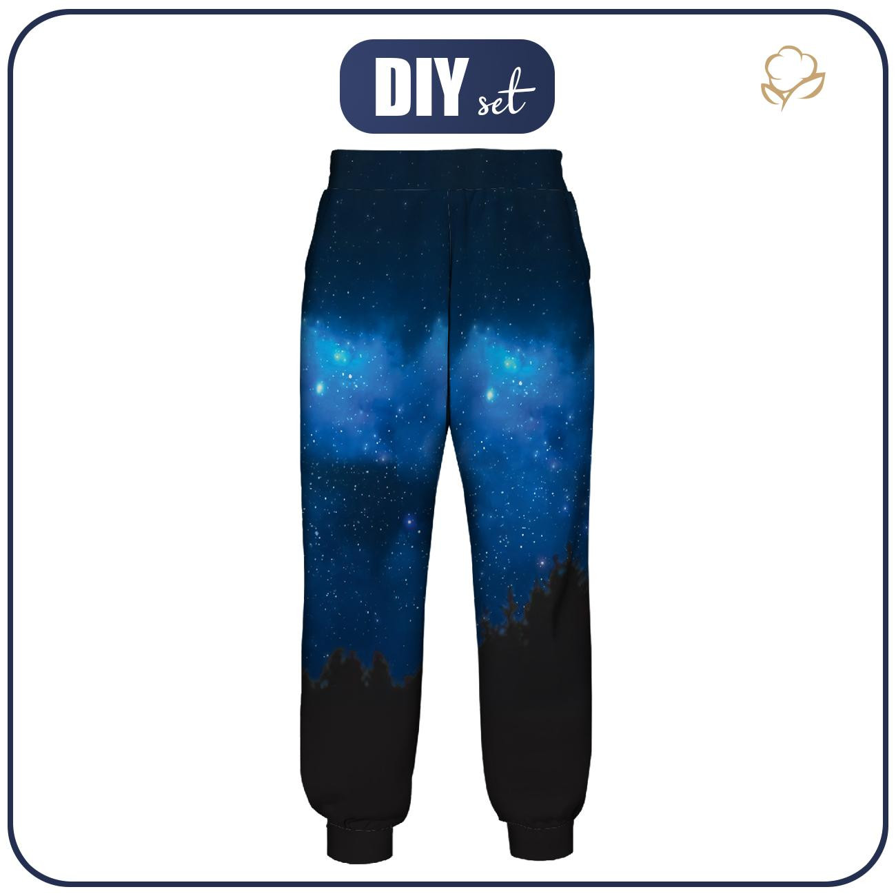 WOMEN'S JOGGERS (NOEMI) - NIGHT SKY - sewing set