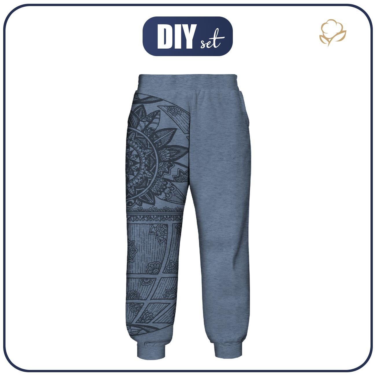 KID'S JOGGERS (ROBIN) - MANDALA PAT. 4 - sewing set