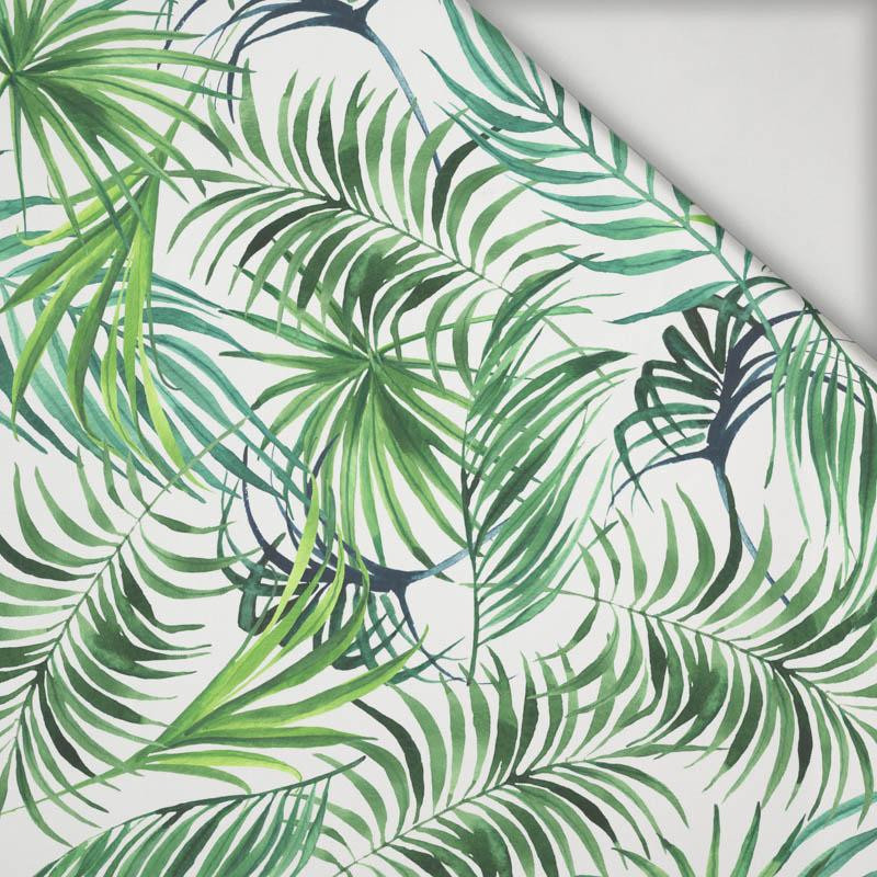 PALM LEAVES pat. 4 / white - swimsuit lycra