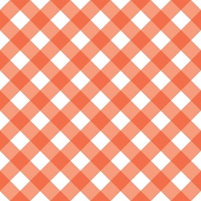 OKTOBERFEST CHECK / red - Cotton woven fabric