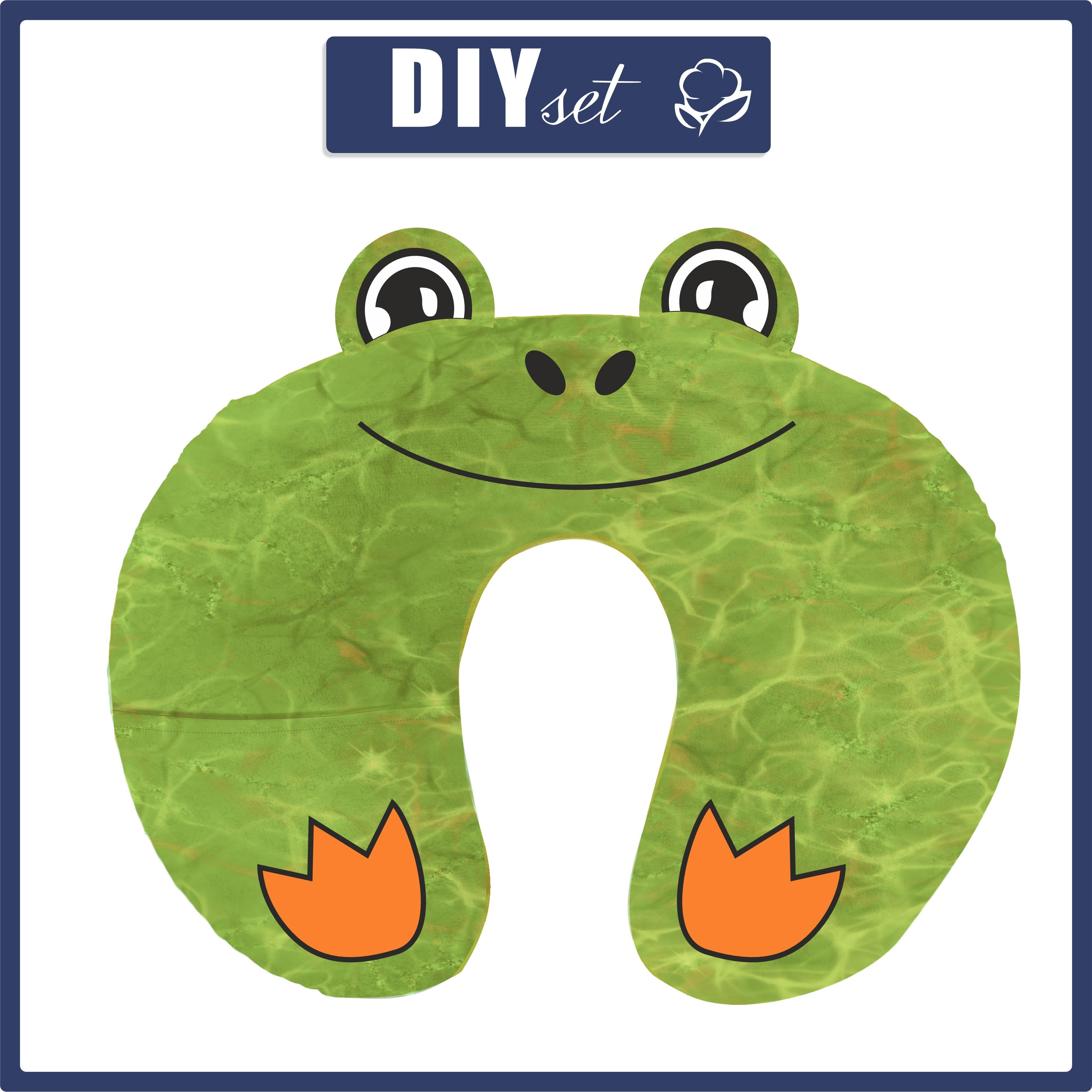 NECK PILLOW - FROG ROZALKA - sewing set