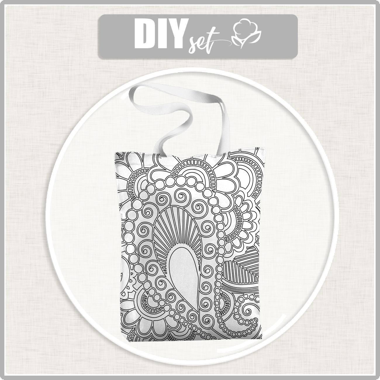 SHOPPER BAG - PAISLEY CONTUR - sewing set