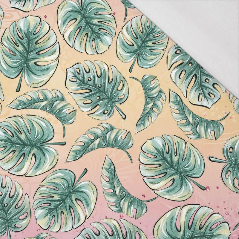 TROPICAL MONSTERAS - single jersey with elastane 