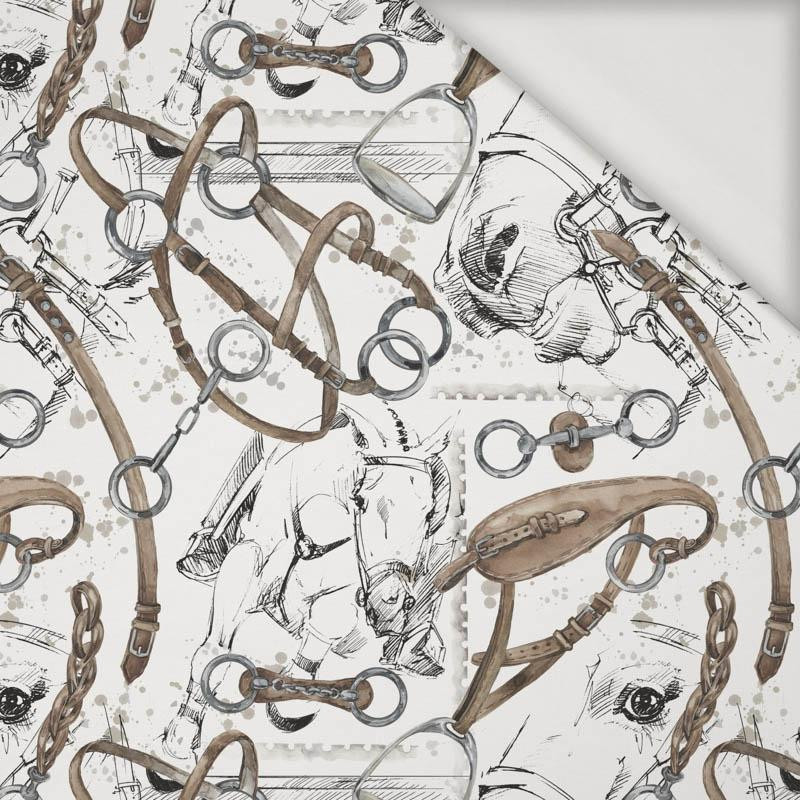HORSE-RIDING (HOBBIES AND JOBS) / white - Viscose jersey