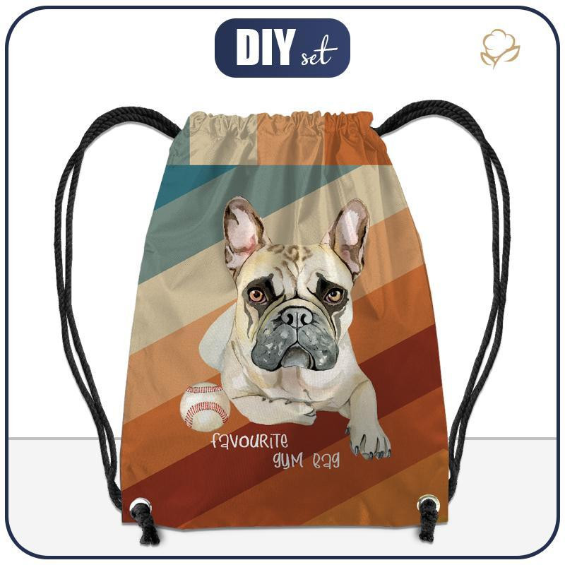 GYM BAG - BULLDOG / STRIPES EN / Choice of sizes