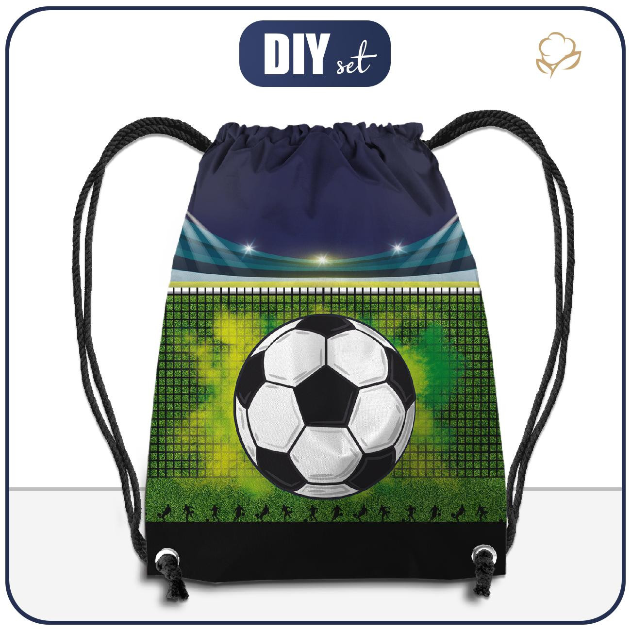 GYM BAG - FOOTBALL pat. 2 - sewing set