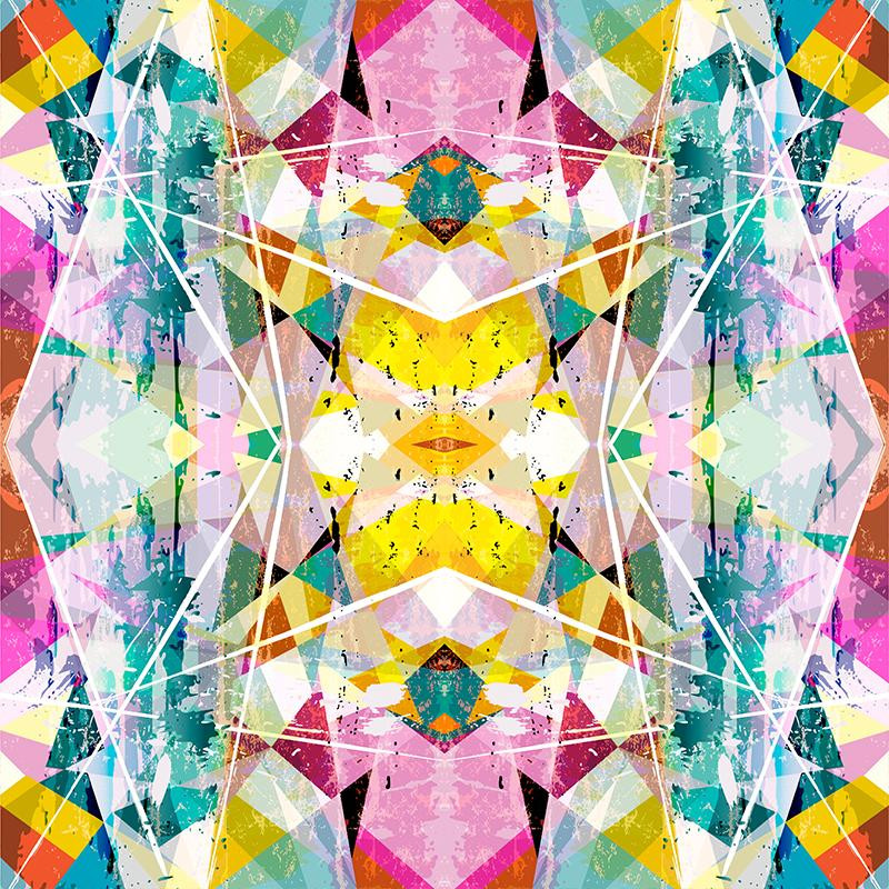 GEOMETRY pat. 1 - Cotton woven fabric