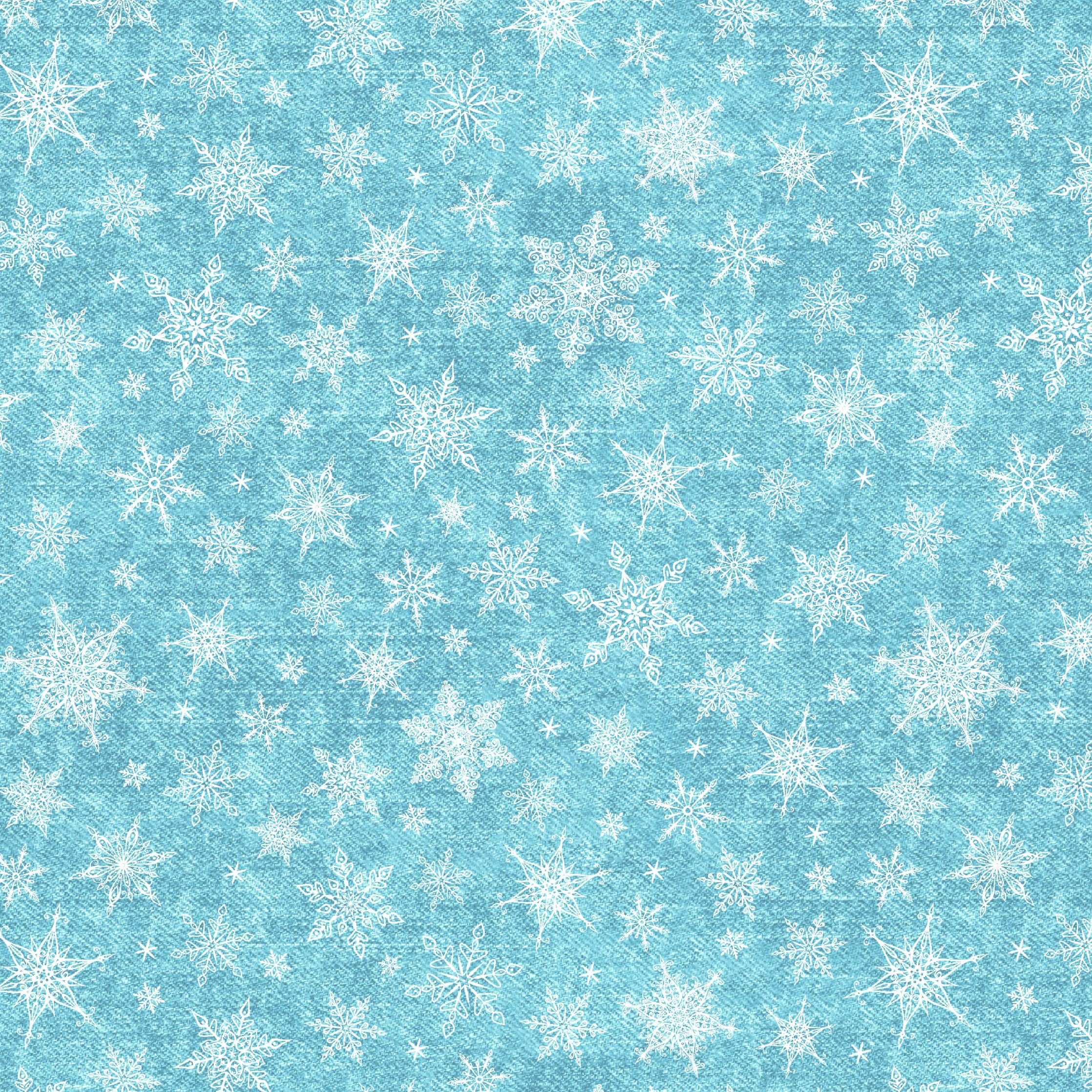 SNOWFLAKES PAT. 2 / ACID WASH SEA BLUE