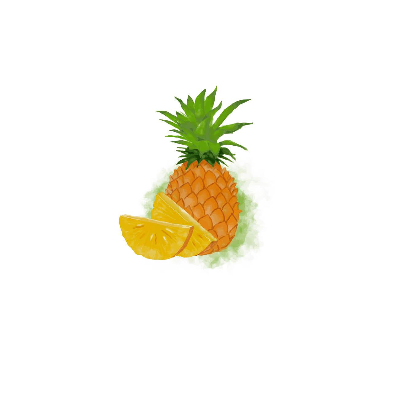 PINEAPPLE - panel (60cm x 50cm)