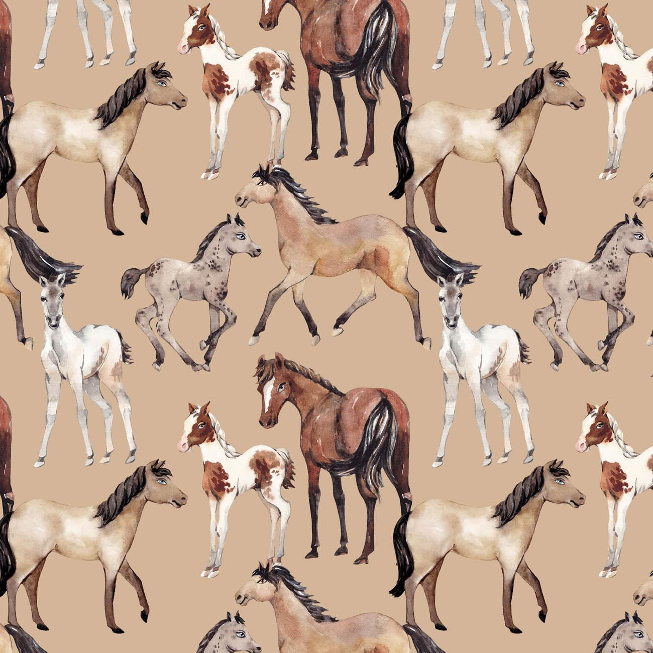 HORSES / beige