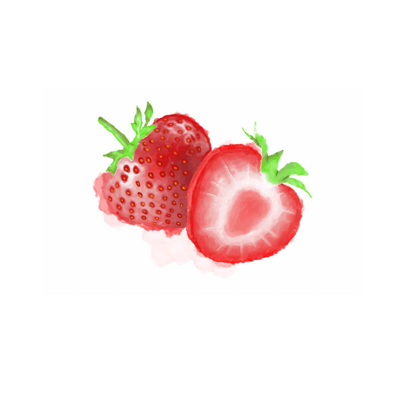 STRAWBERRY - panel (60cm x 50cm)