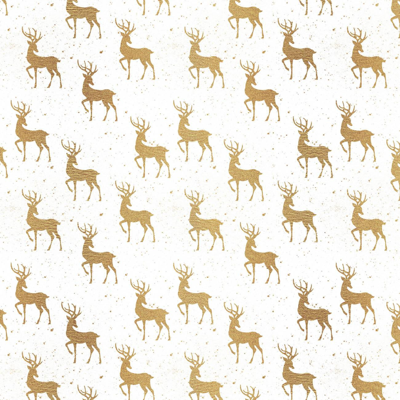 GOLDEN DEERS pat. 2 (WHITE CHRISTMAS)