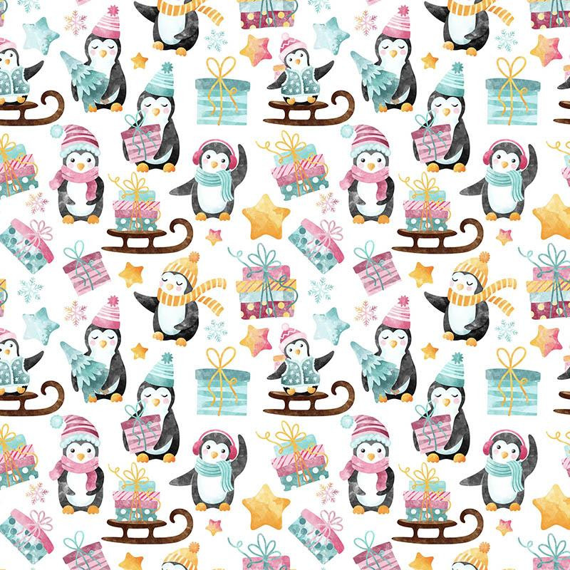 PENGUINS MIX PAT. 2 (CHRISTMAS PENGUINS)