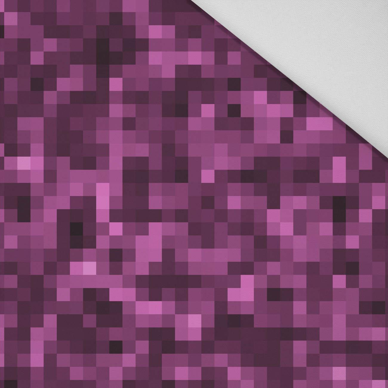 PIXELS pat. 2 / purple  - Panama 220g
