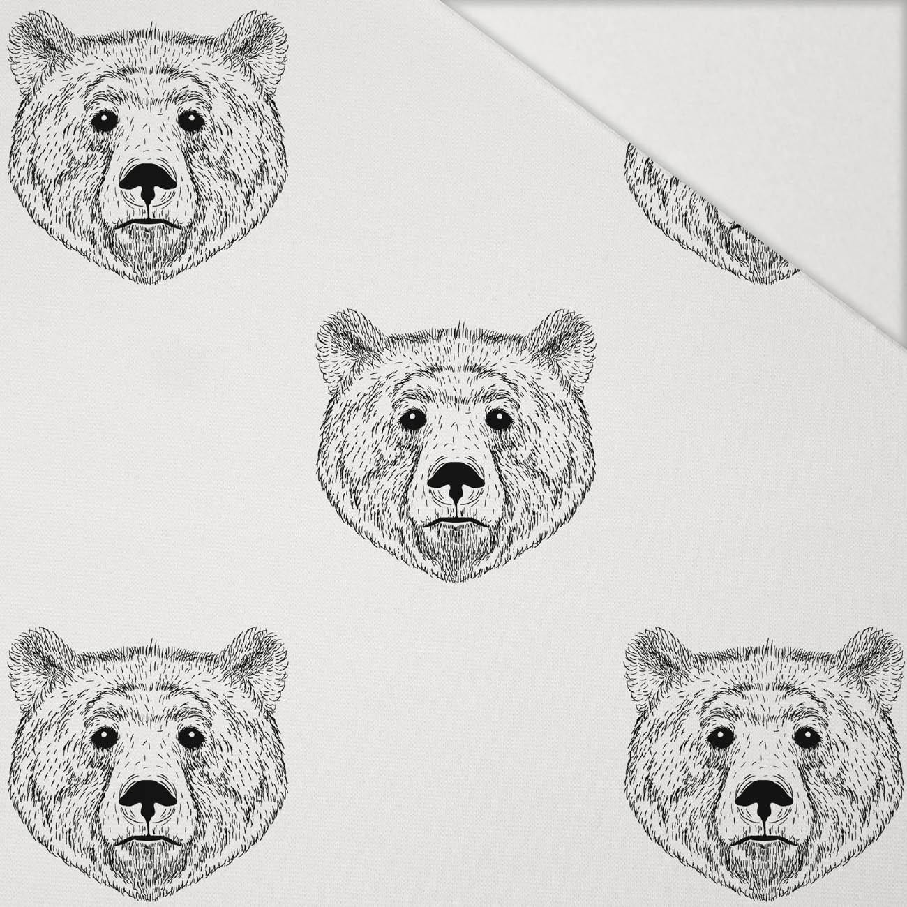 BEARS (heads) - Hydrophobic brushed knit BEARS (heads) - Hydrophobic brushed knit