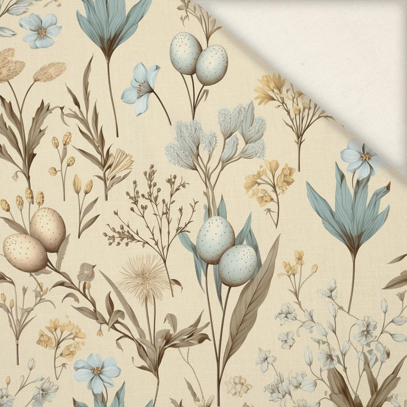 SPRING FLOWERS PAT. 4 - Linen 100%