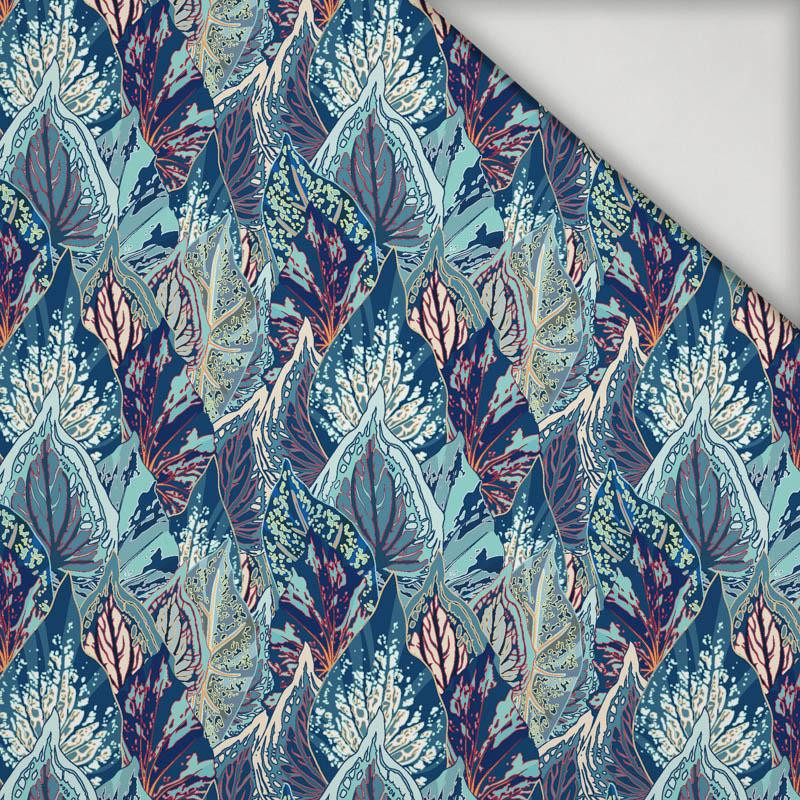 BLUE LEAVES (VINTAGE) - swimsuit lycra