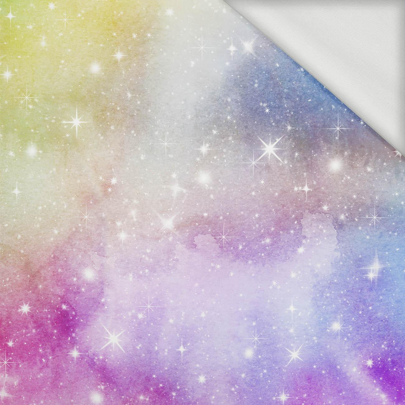 WATERCOLOR GALAXY PAT. 7 - looped knit fabric