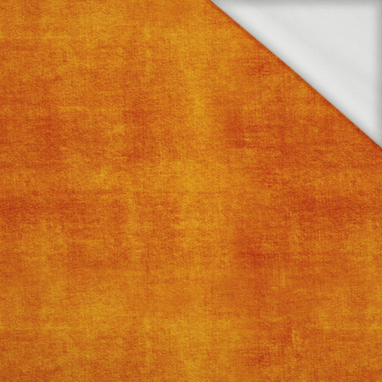 AUTUMN JEANS / orange (AUTUMN COLORS) - looped knit fabric