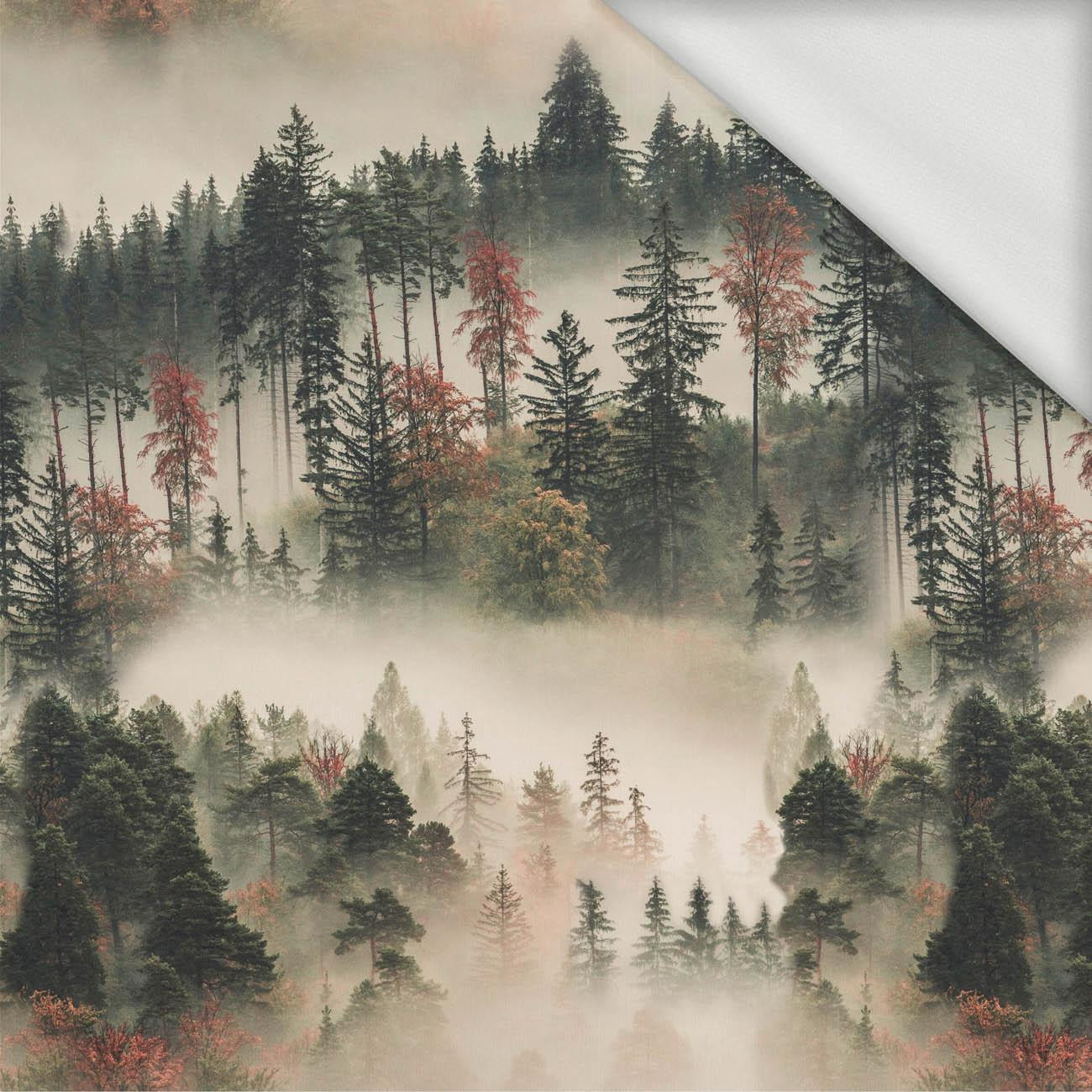 AUTUMN FOREST / WĘDROWCY LOSU  - looped knit fabric
