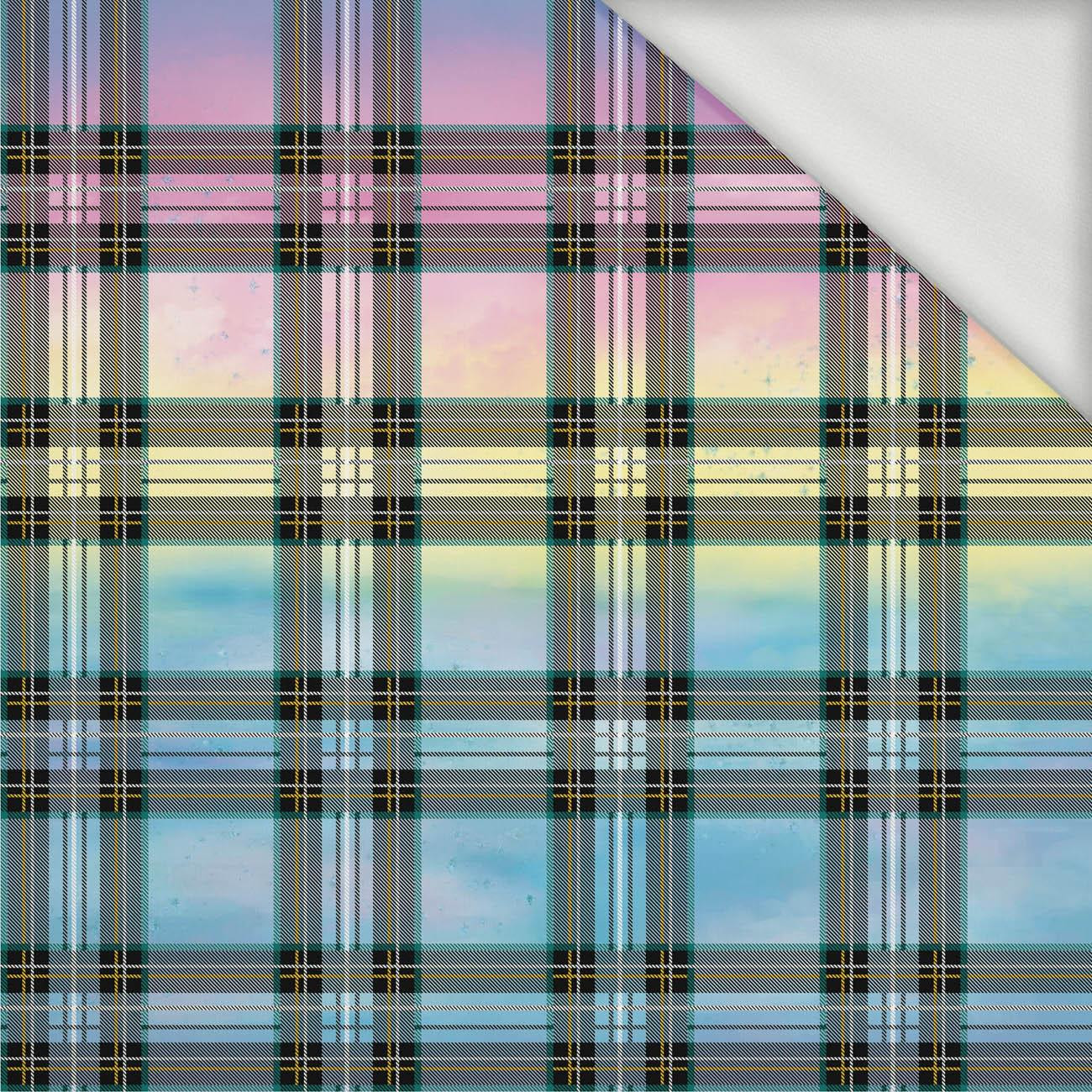 CHECK PAT. 12 / rainbow - looped knit fabric