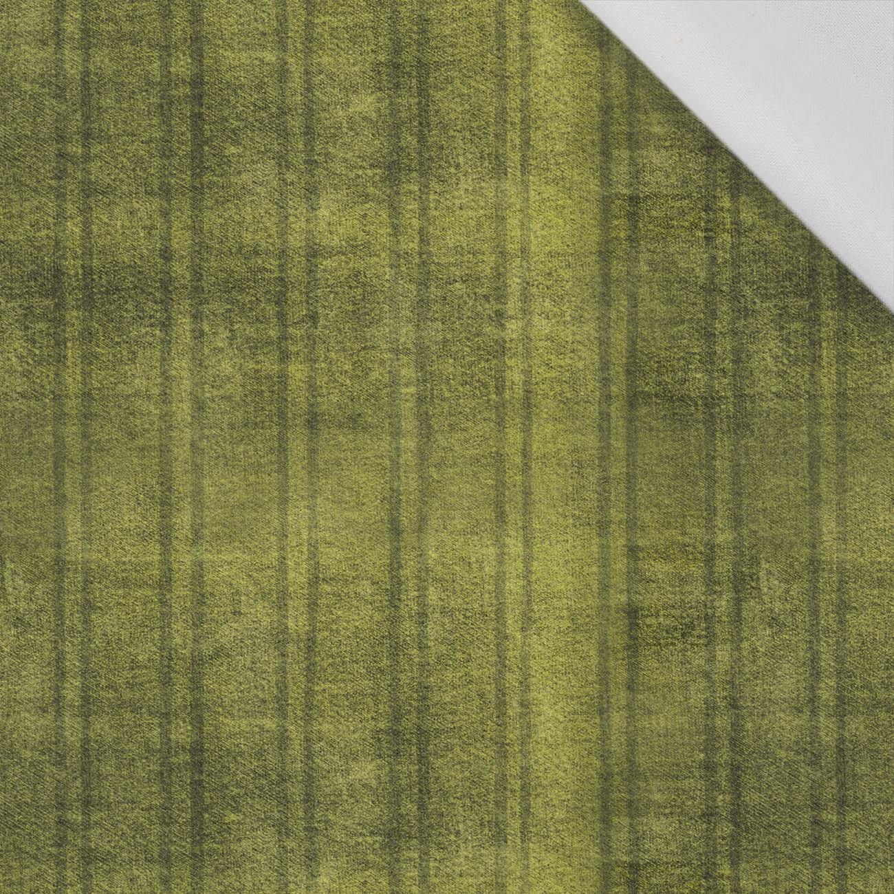 AUTUMN STRIPES  / green (AUTUMN COLORS) - Cotton woven fabric