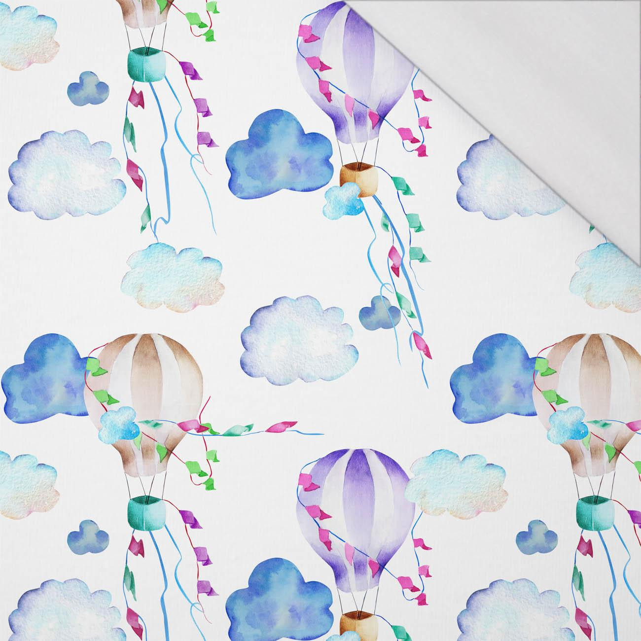 HOT AIR BALLOONS (COLORFUL TRANSPORT) - single jersey with elastane 