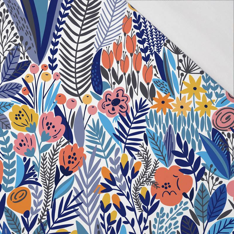 COLORFUL MEADOW - single jersey with elastane 