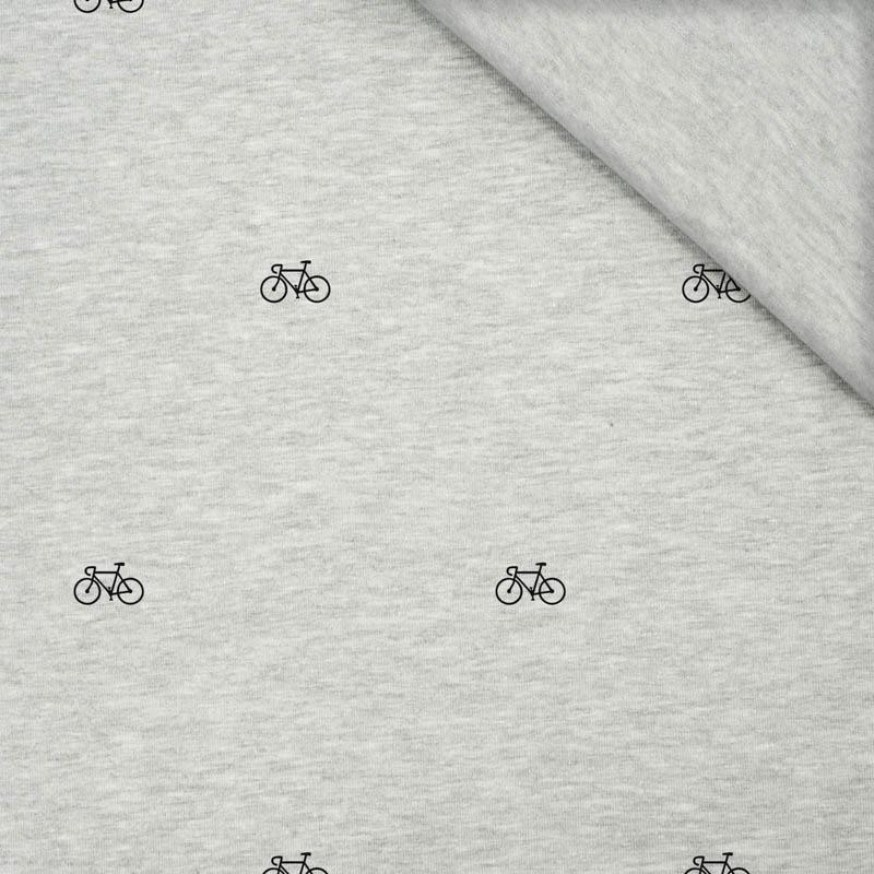 BICYCLES (MINIMAL) / M-01 melange light gray - single jersey TE210