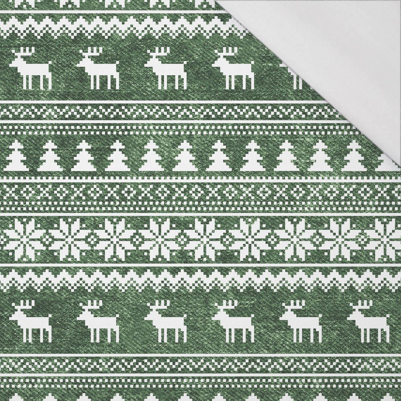 REINDEERS PAT. 2 / ACID WASH BOTTLE GREEN - single jersey with elastane 