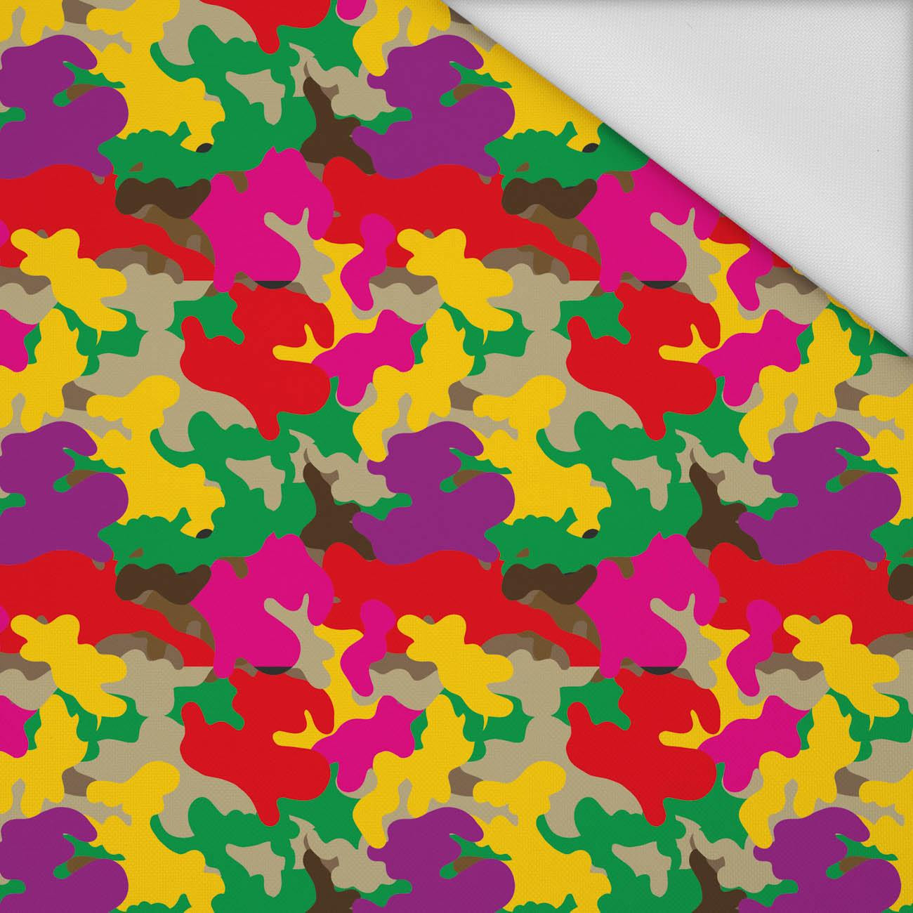NEON CAMOUFLAGE PAT. 3 - Waterproof woven fabric