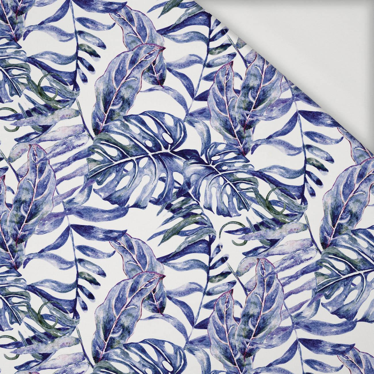 MINI LEAVES PAT. 3 (TROPICAL NATURE) (Very Peri) - Viscose jersey