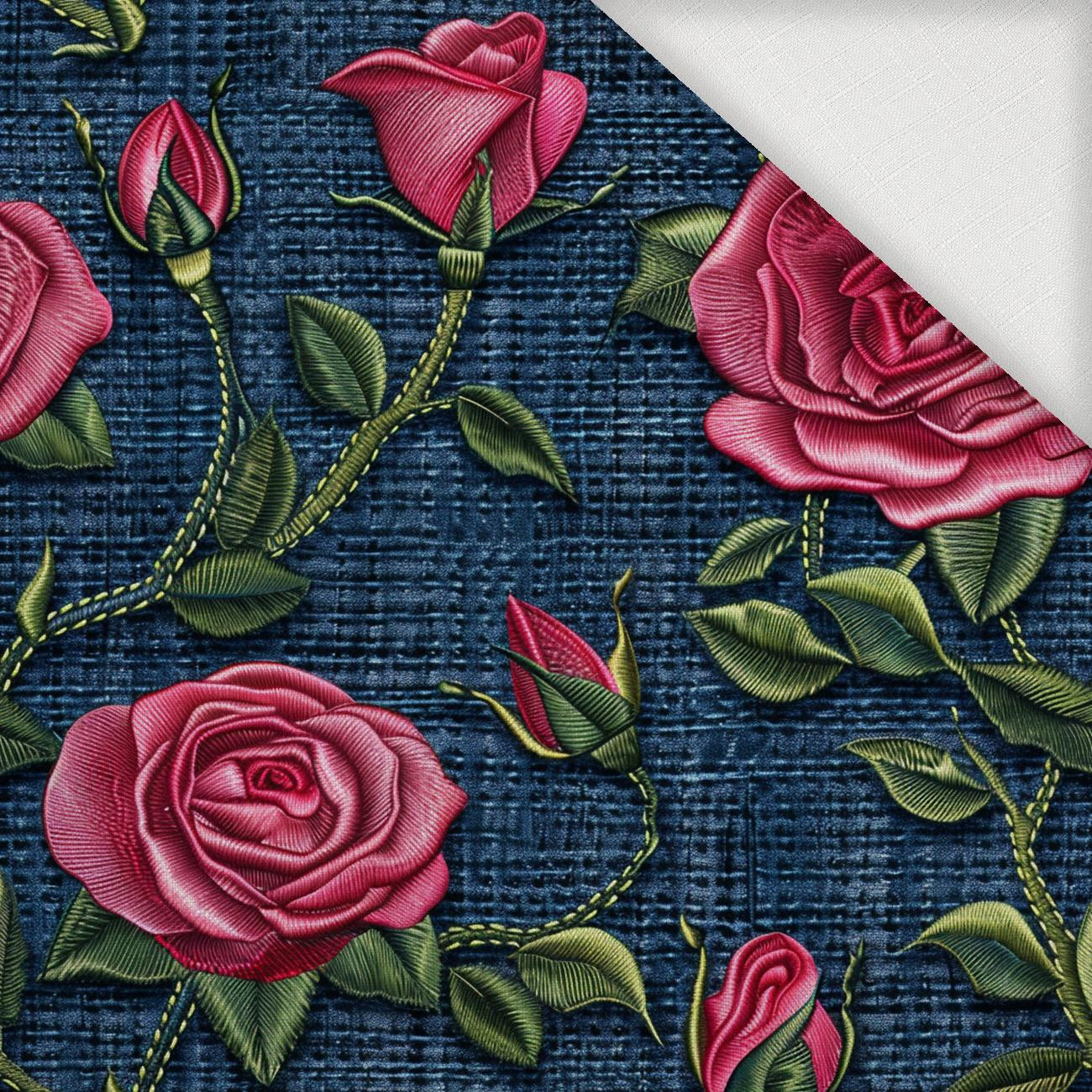 FLOWERS 3D PAT. 10 - Woven Fabric for tablecloths