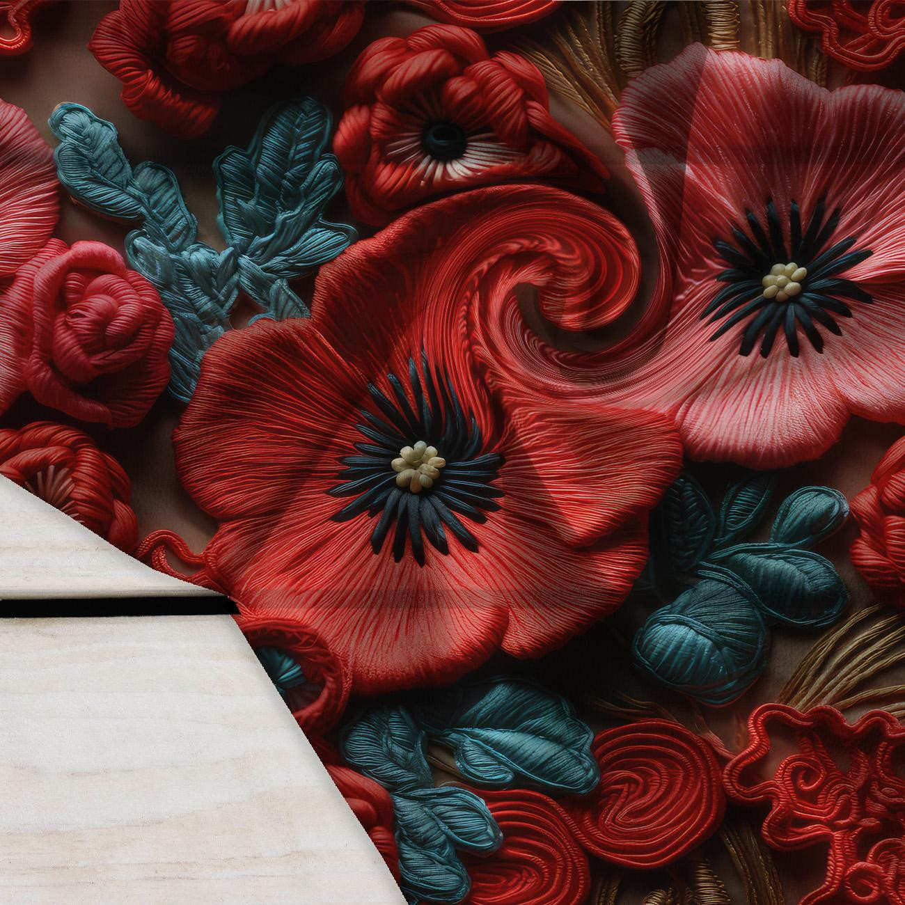 FLOWERS 3D PAT. 6 - Crepe