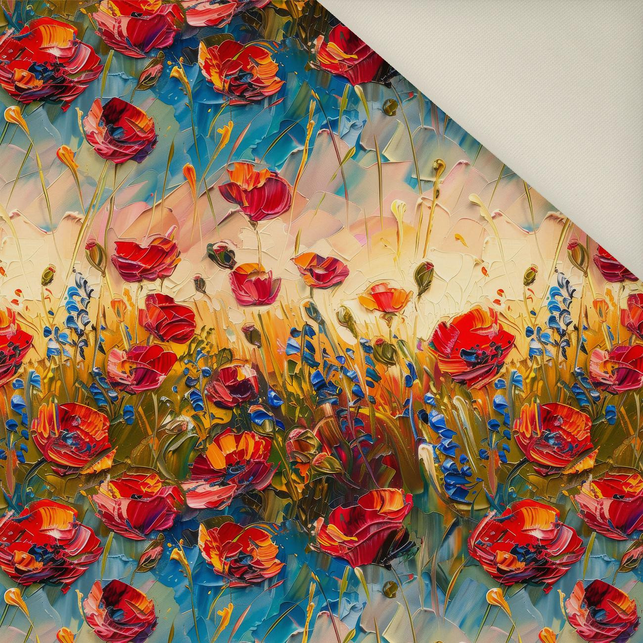FLOWERS WZ.33- Upholstery velour 