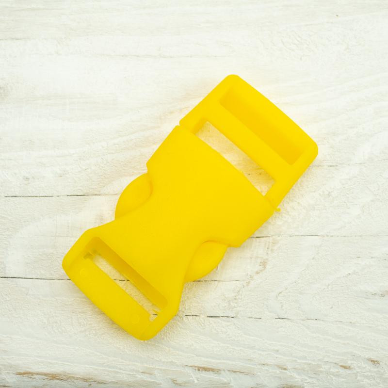 Plastic Side release Buckle P 20 mm - yellow