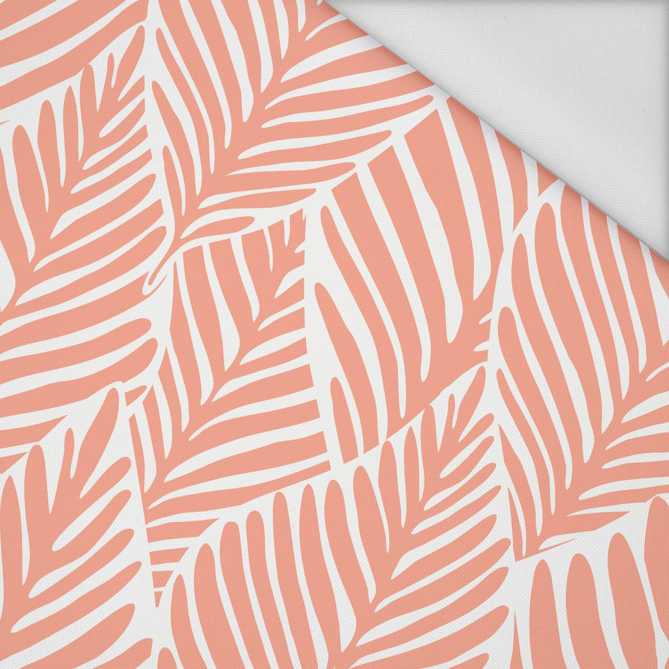 LEAVES WZ. (apricot) - Waterproof woven fabric
