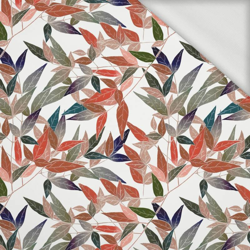 LEAVES pat. 7 (colorful) - looped knit fabric