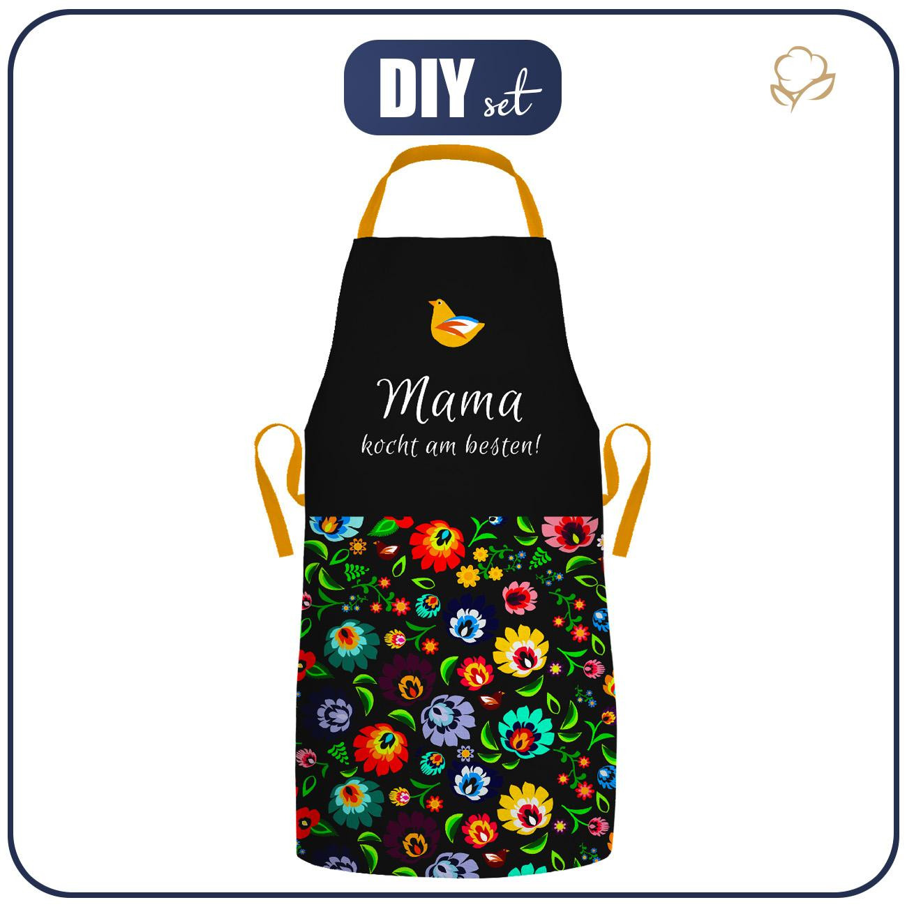 APRON - MAMA KOCHT AM BESTEN - sewing set