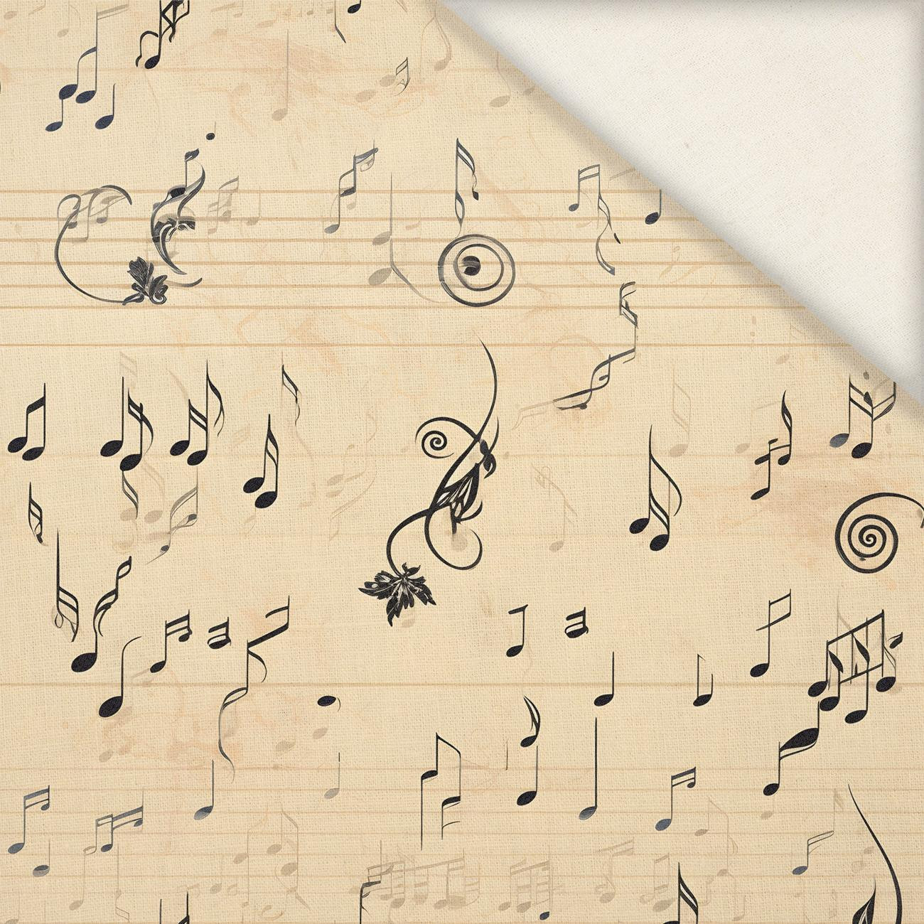 MUSIC NOTES PAT. 2 - Linen 100%