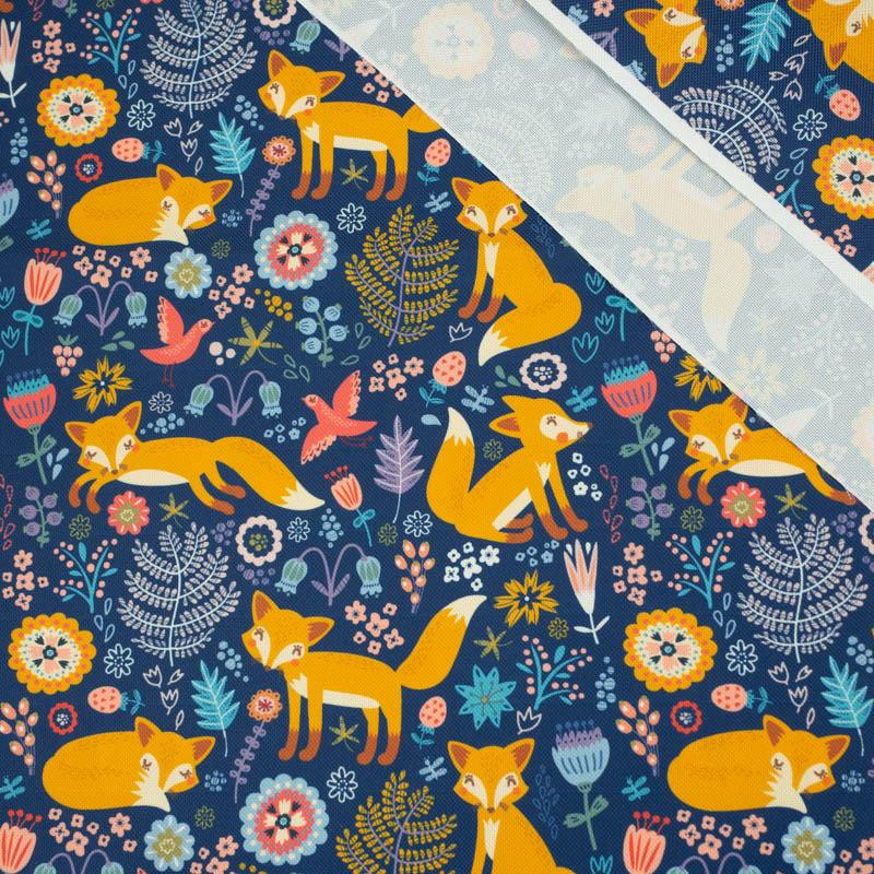 FOXES IN THE FORREST - Waterproof woven fabric