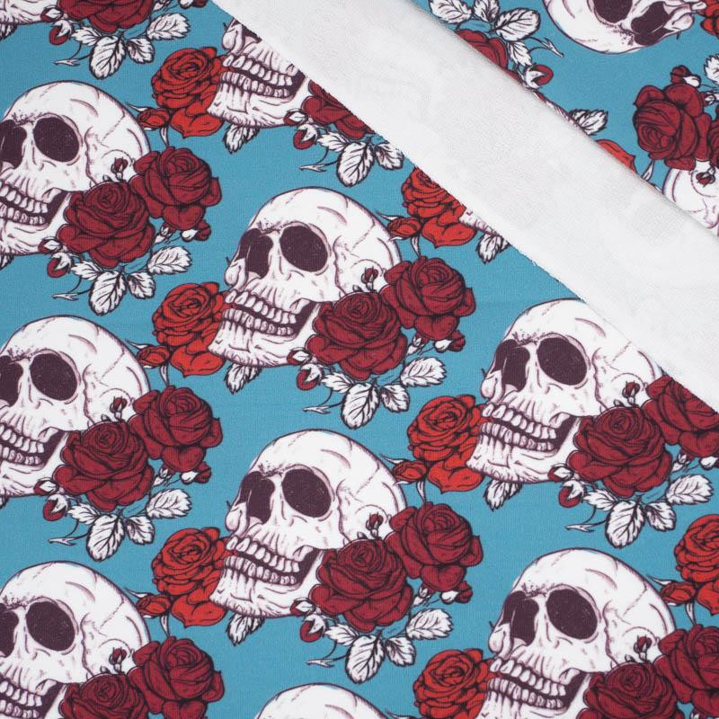 SKULLS AND ROSES - looped knit SP250