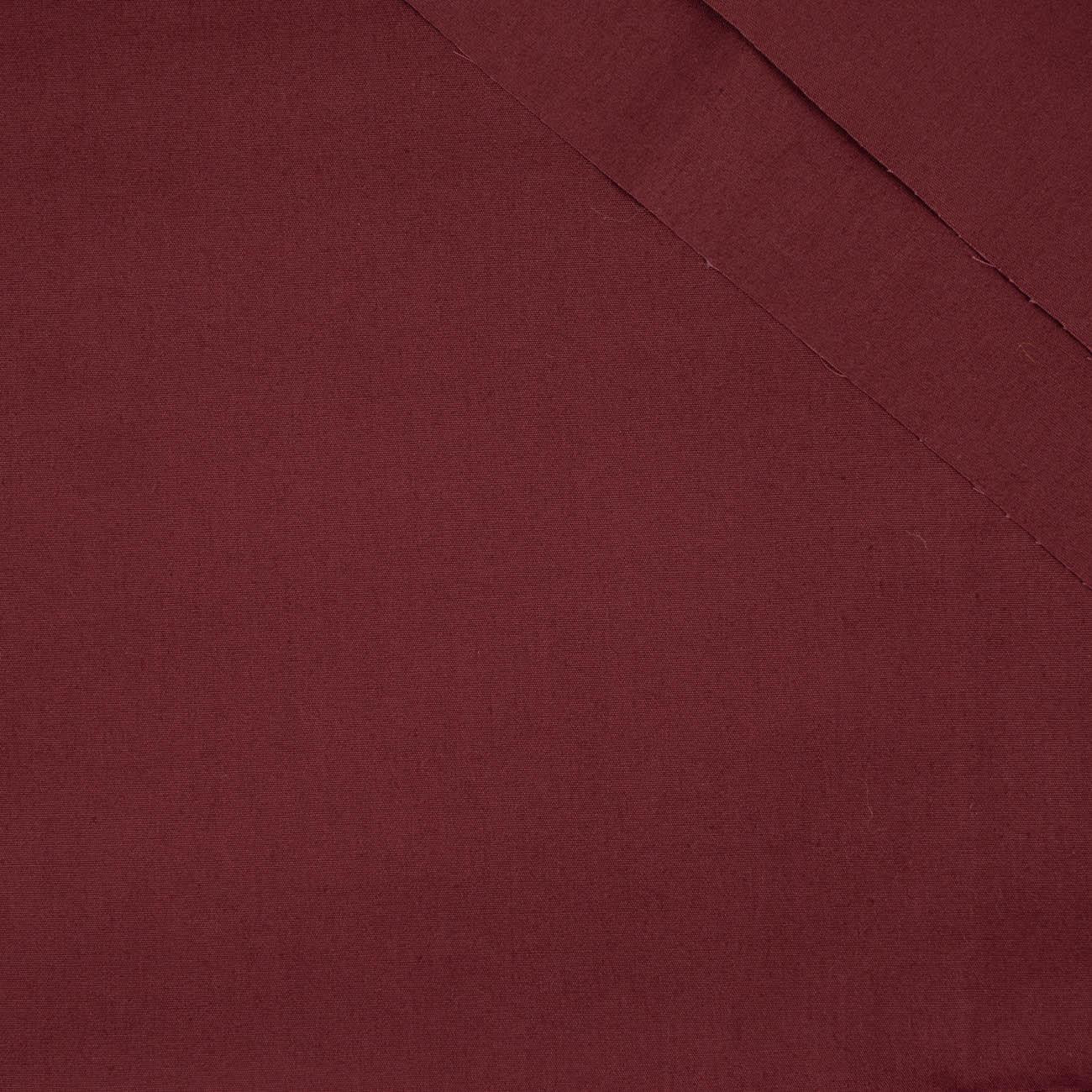 MAROON - Cotton woven fabric