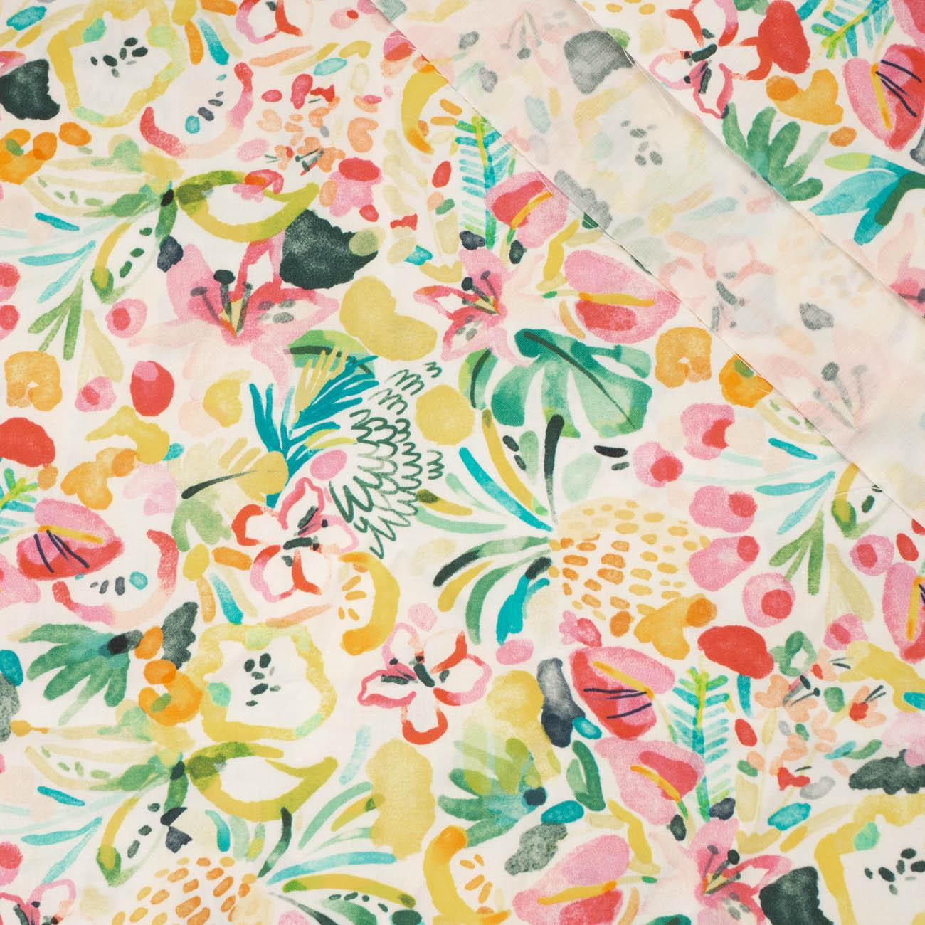 TROPICS - Cotton woven fabric