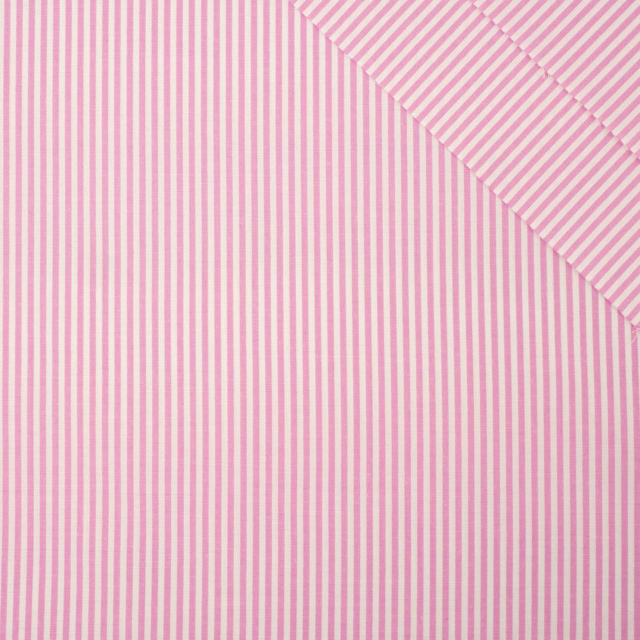 PINK STRIPES - POPLIN 100% cotton 